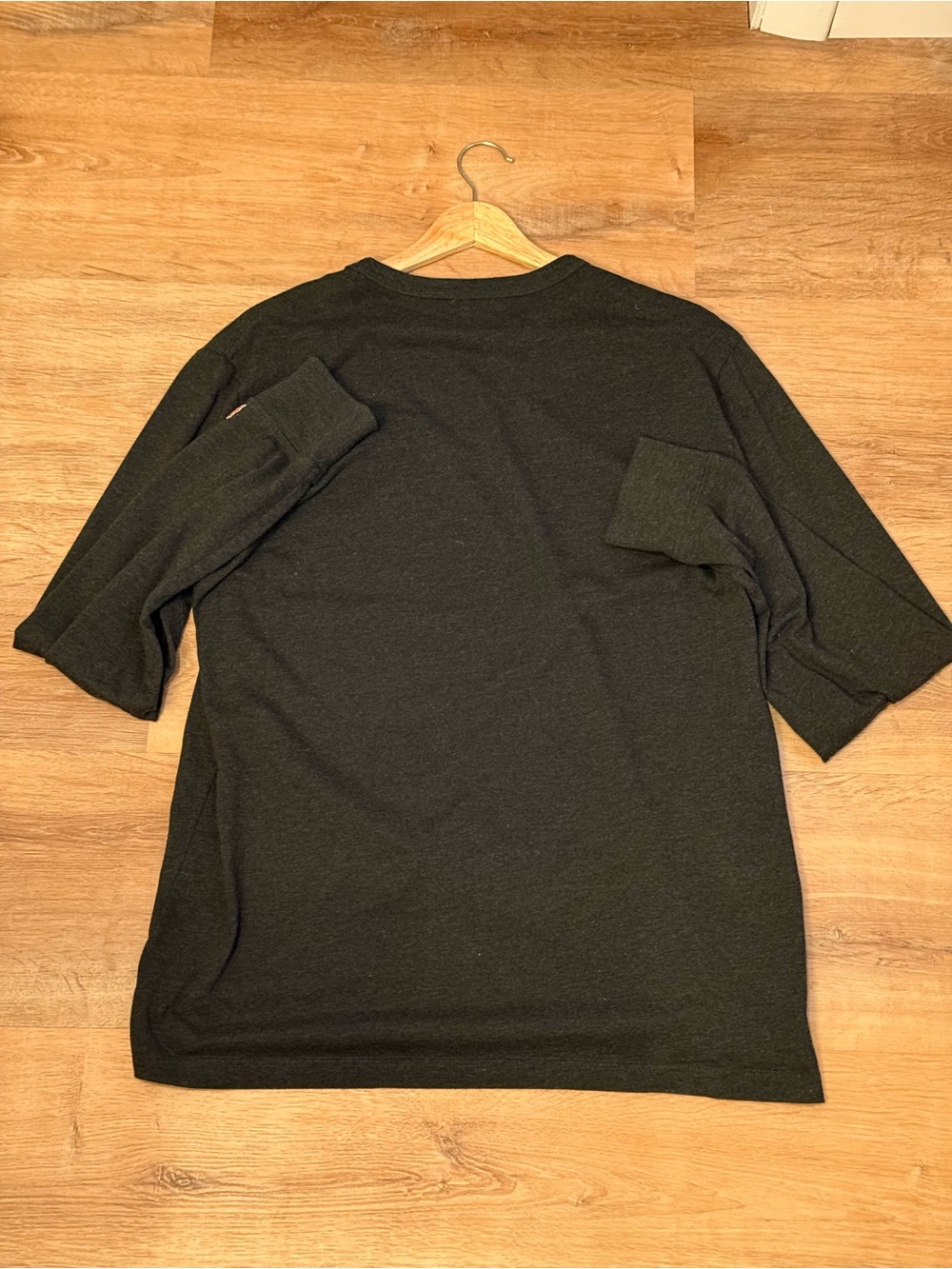 HOMAGE Charcoal Heather Go-To Blank Essential Long Sleeve Crewneck Shirt